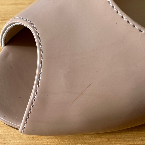 NINE WEST | Nude Peep Toe Shoe - Like New! - Picture 8 of 8